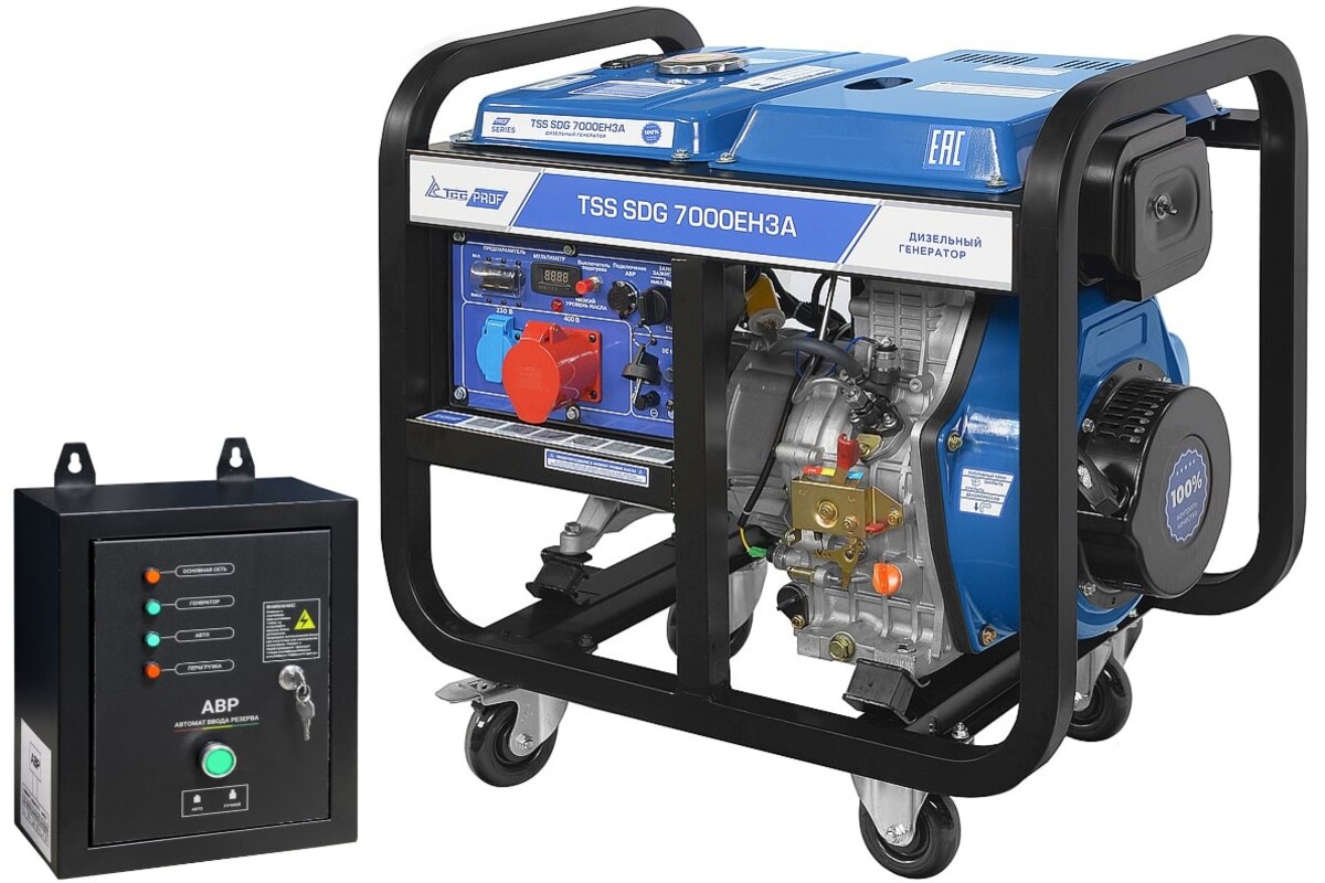 картинка Дизель генератор ТСС SDG 7000EH3A с АВР