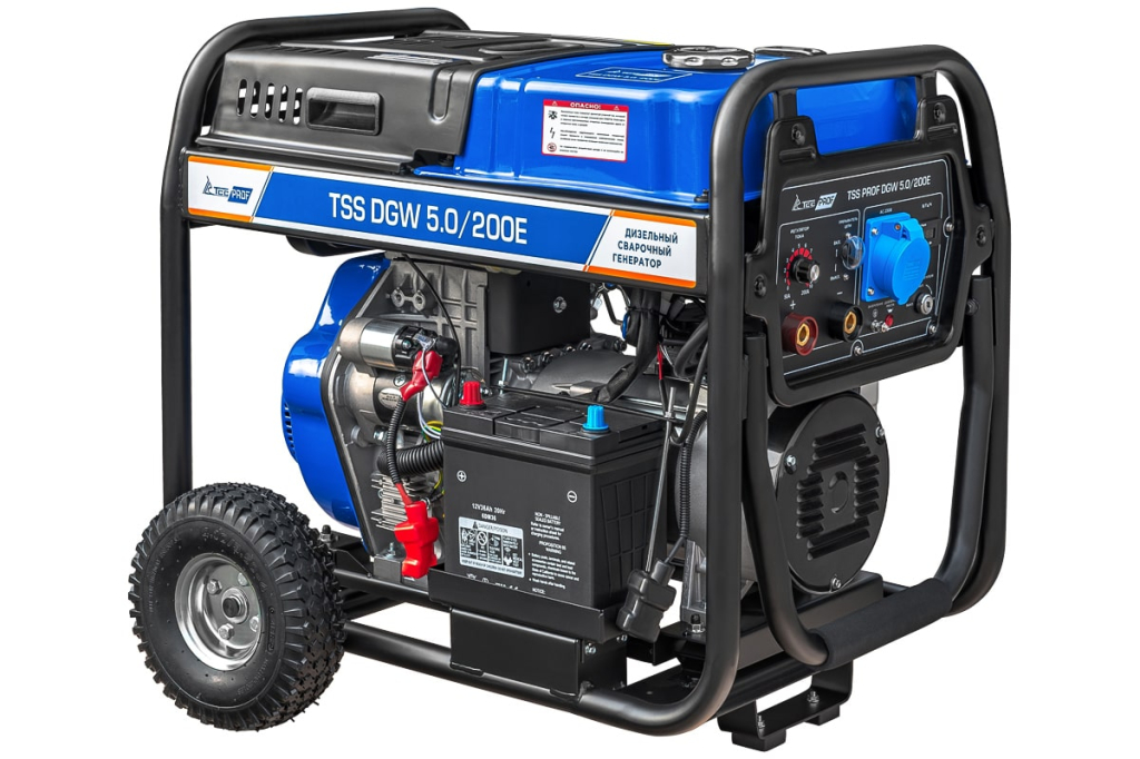 Дизельный сварочный генератор TSS PROF DGW 5.0/200E 045621