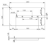 Лопасти для DRD1600L,1600H (к-т из 4 лопастей) 074118 Лопасти для DRD1600L,1600H (к-т из 4 лопастей) 074118